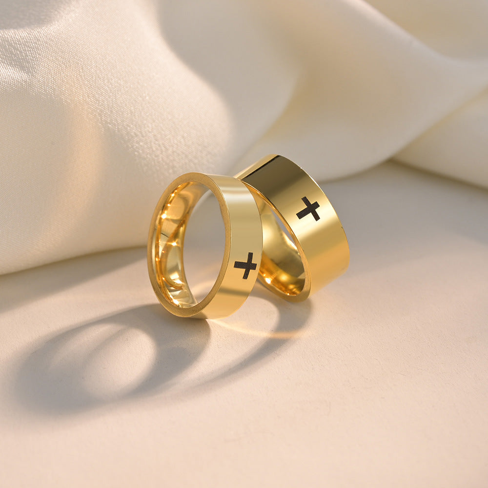Stainless Steel Gold Plated Plating Rings