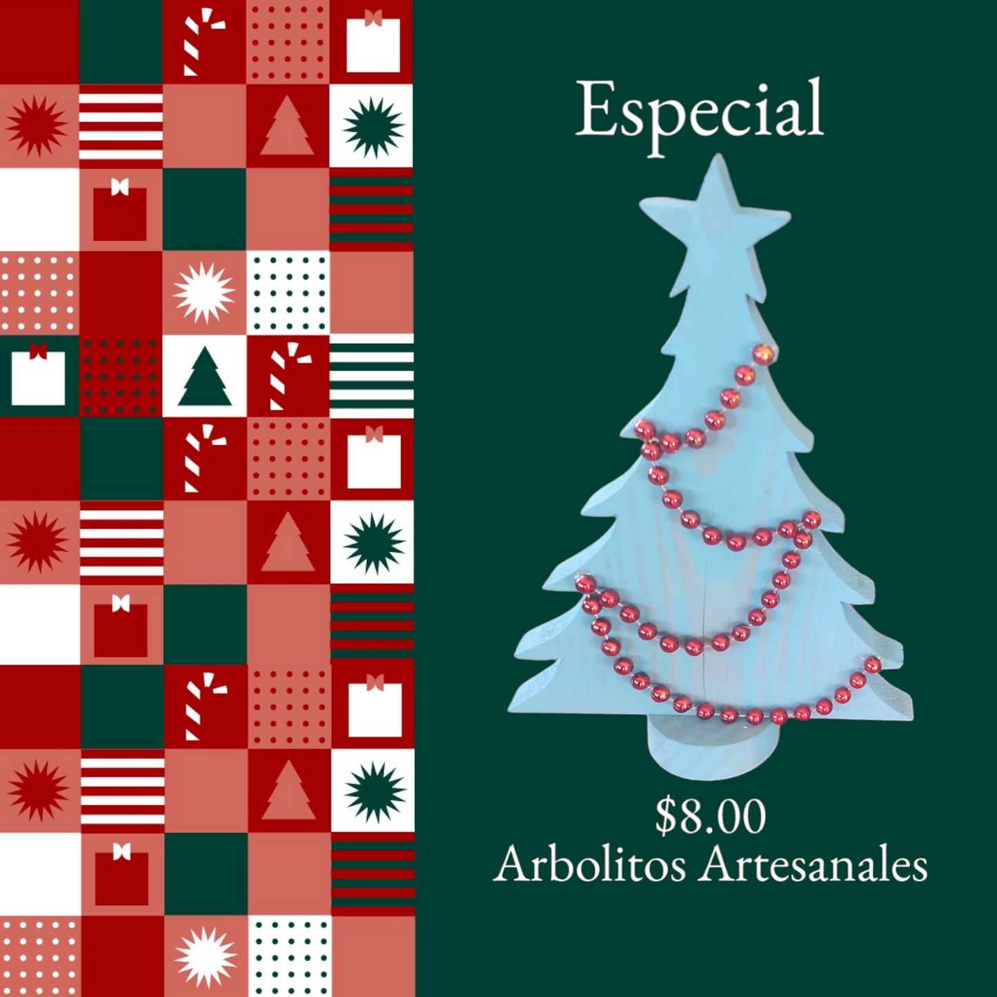 Arbolitos Artesanales de Navidas