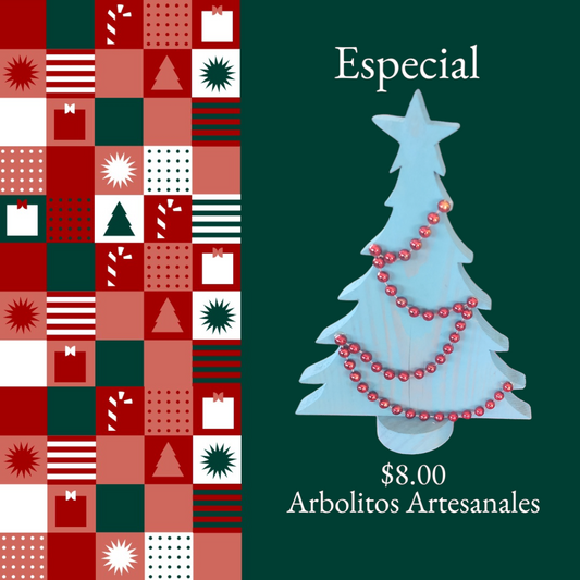 Arbolitos Artesanales de Navidas