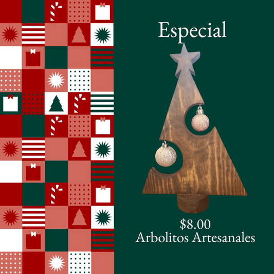 Arbolitos Artesanales de Navidas