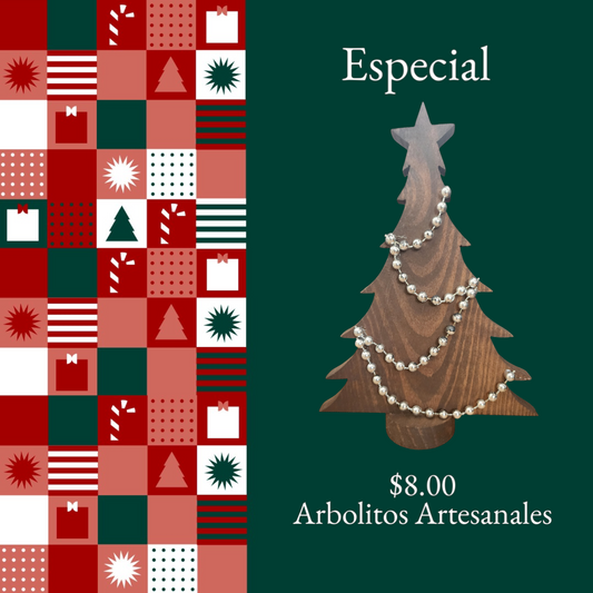 Arbolitos Artesanales de Navidas