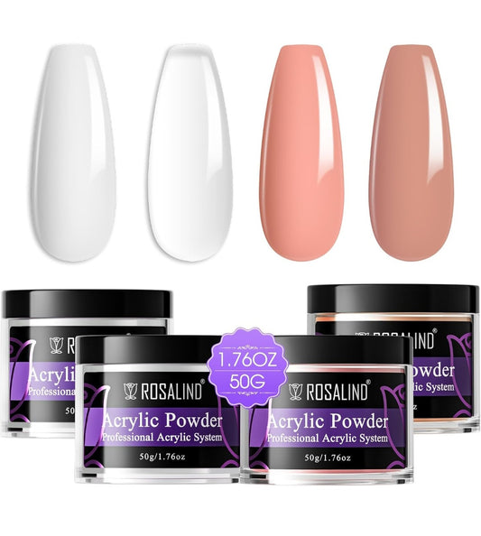 Rosalind juego de 4 polvos de uñas acrílicos