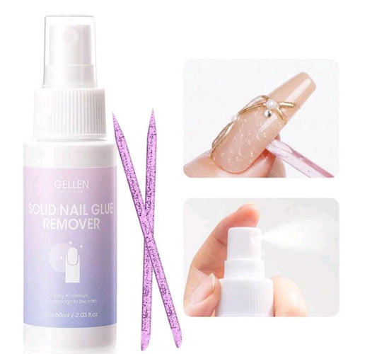 Gellen Removedor de pegamento de uñas  para uñas postizas, gel tips.