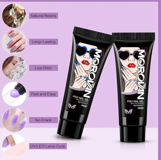 Poly Gel Extension Nail Kit - Poly Nails P235