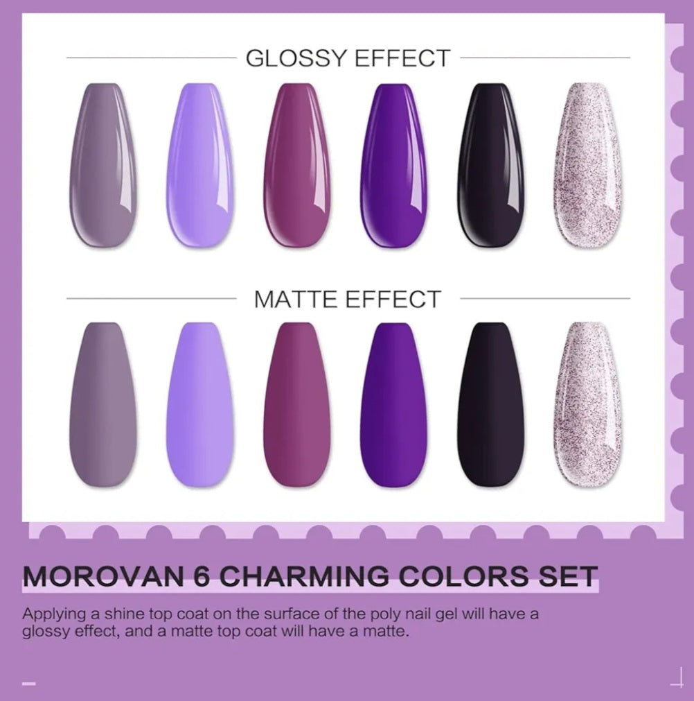 Poly Gel Extension Nail Kit - Poly Nails P236