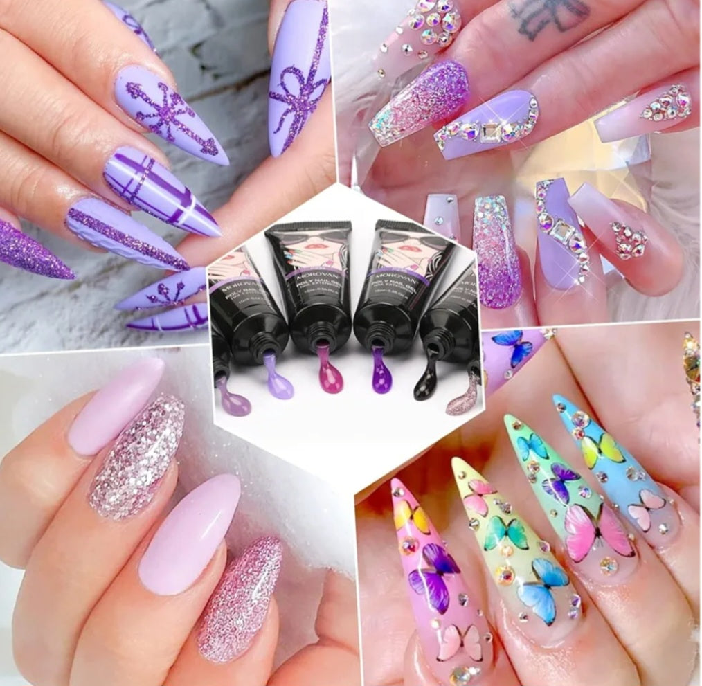 Poly Gel Extension Nail Kit - Poly Nails P237