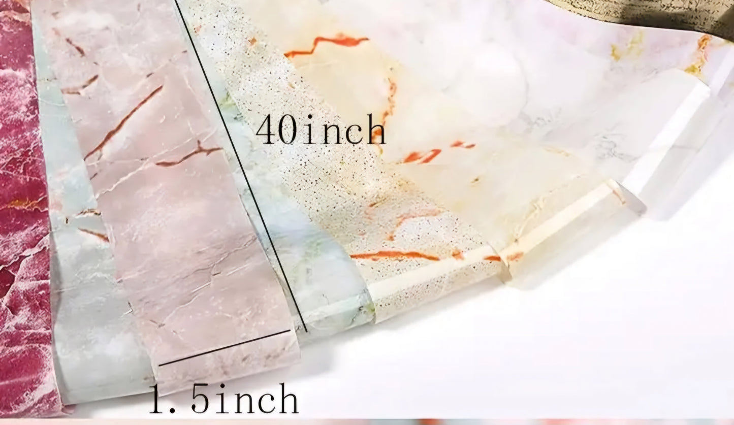 Láminas De Mármol Para Uñas, Pegatinas De Transferencia