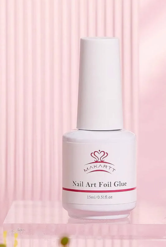 Makartt Gel de pegamento de lámina de uñas para uñas, transferencia de gel de aluminio