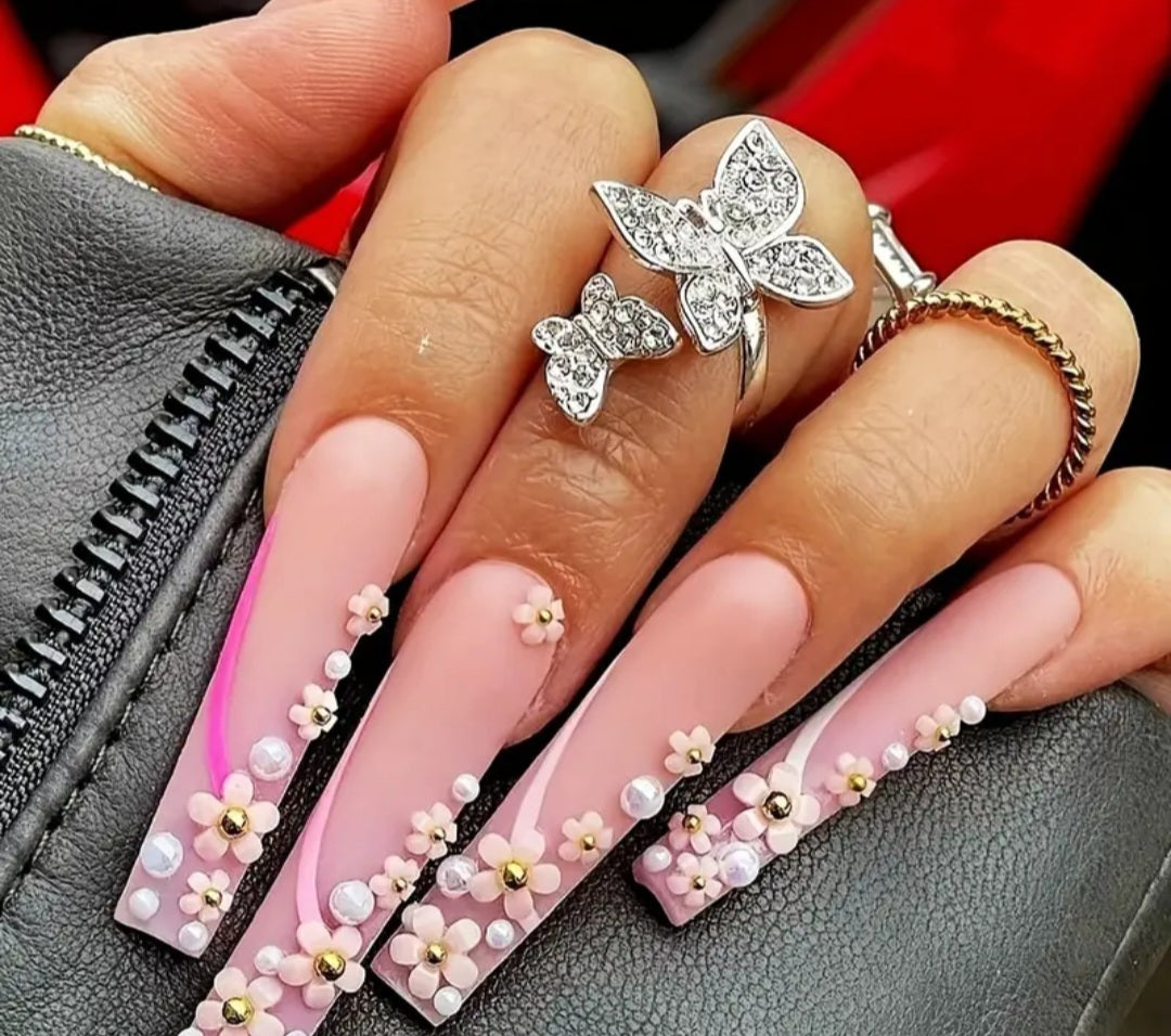 Flores para Arte de Uñas 3D
