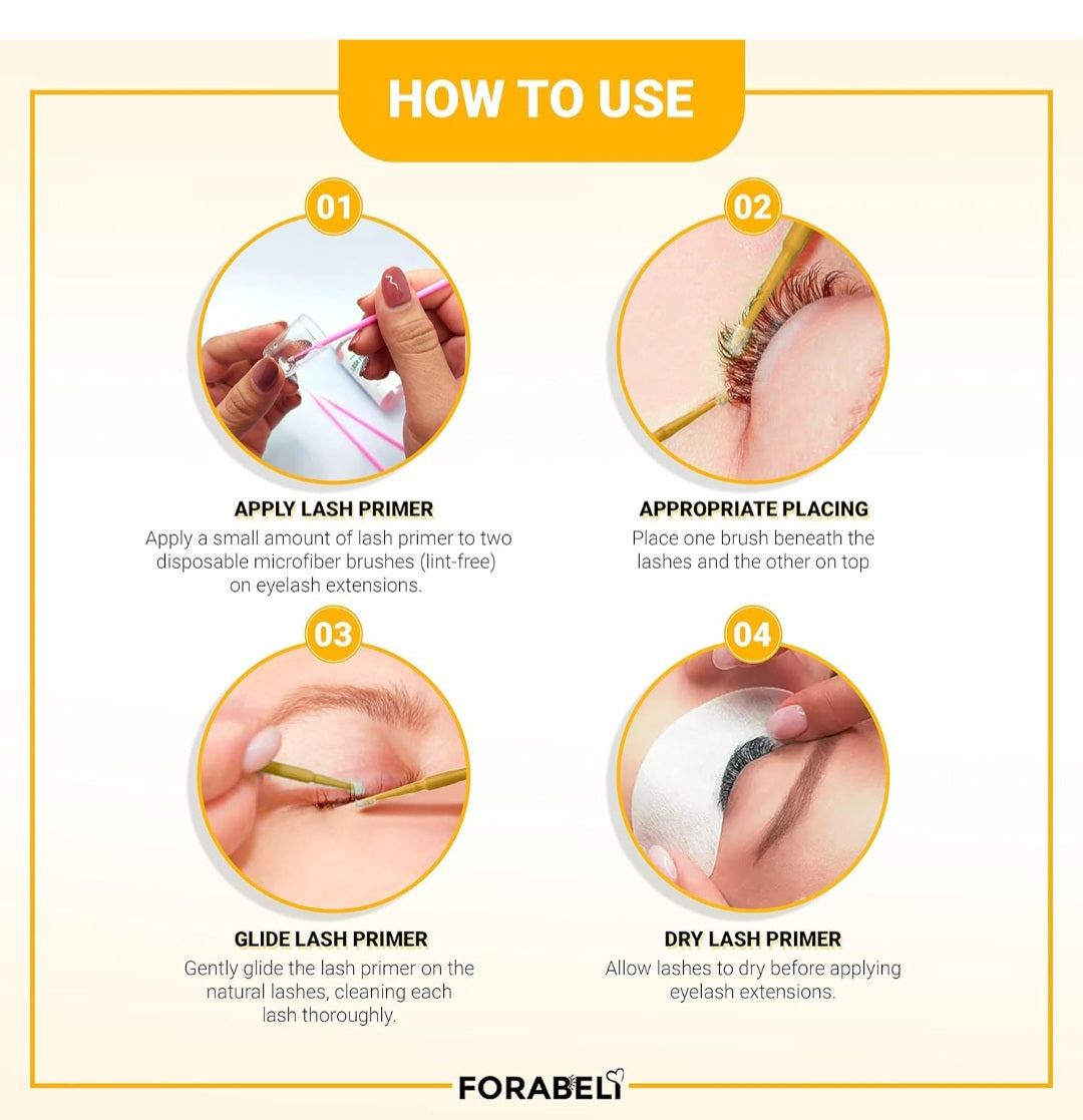 Forabeli Lash Primer For Eyelash Extensions