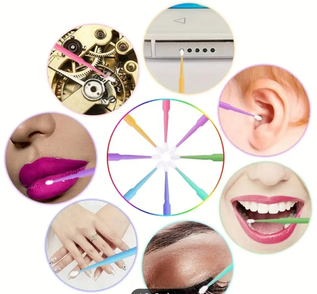 Conjunto De 15 Aplicadores Microbrush Para Pestañas