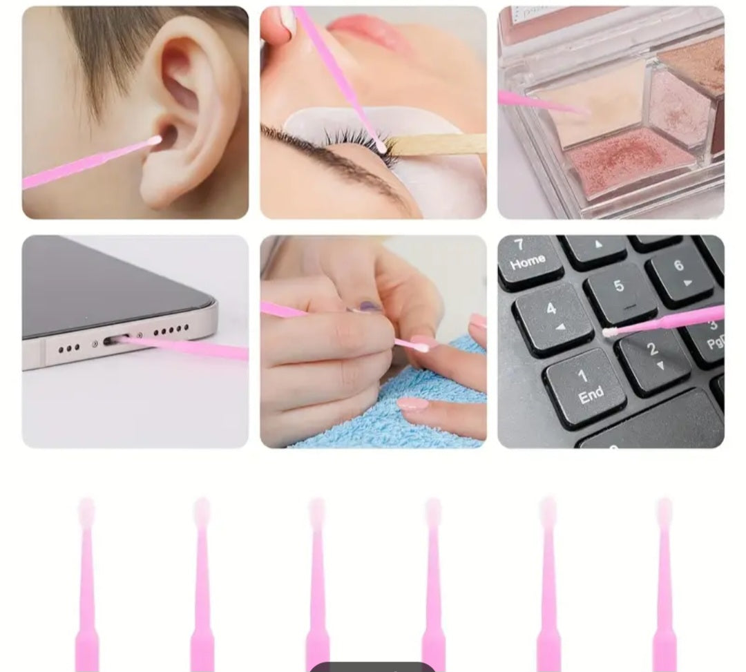 Conjunto De 15 Aplicadores Microbrush Para Pestañas