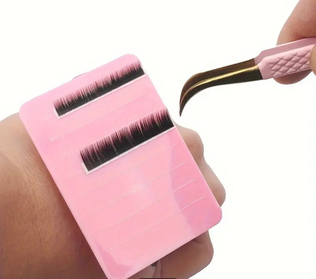 Soporte de pestañas con correa de muñeca ajustable