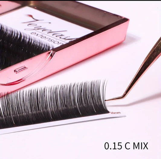 Extensiones de pestañas 8-16 mm Mix Korean PBT Silk Volume Lashes
