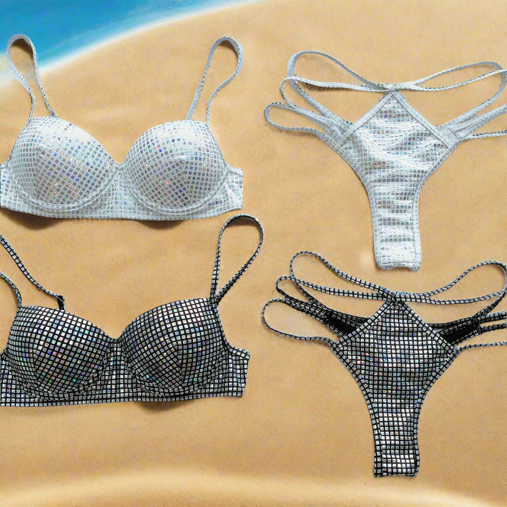 New Flash Sequin Bikini Swimsuit Women's Sexy Swimwear