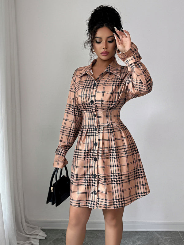 Long Sleeve Button Maxi Dress