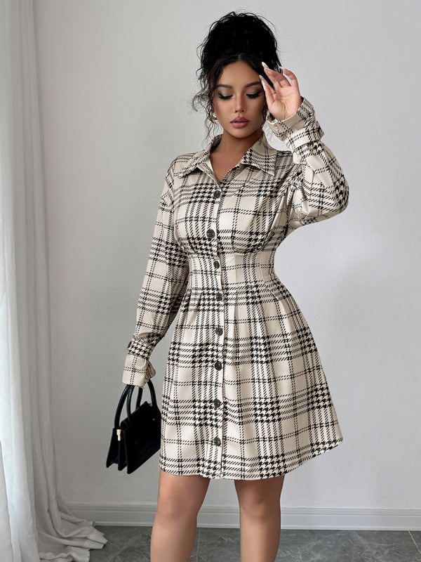 Long Sleeve Button Maxi Dress