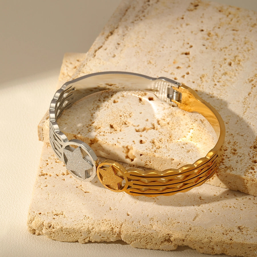 Stainless Steel 18K Gold Plated Bracelets