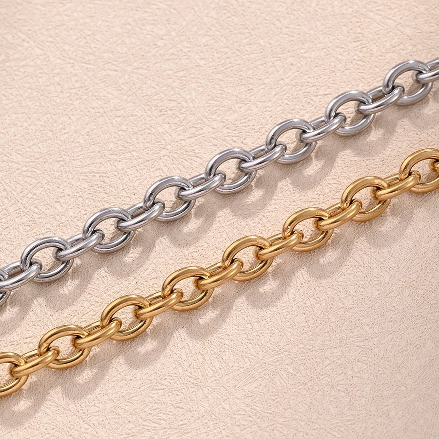 Stainless Steel 18K Gold Plated Bracelets