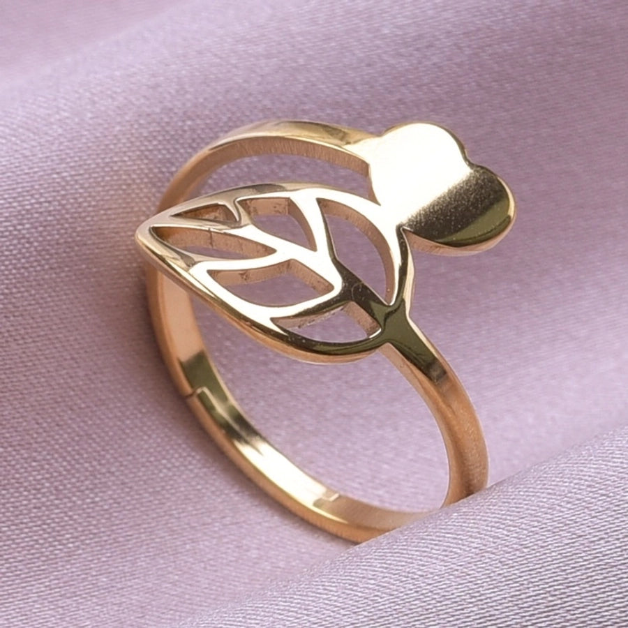 Stainless Steel 18K Gold Plated Polishing Rings