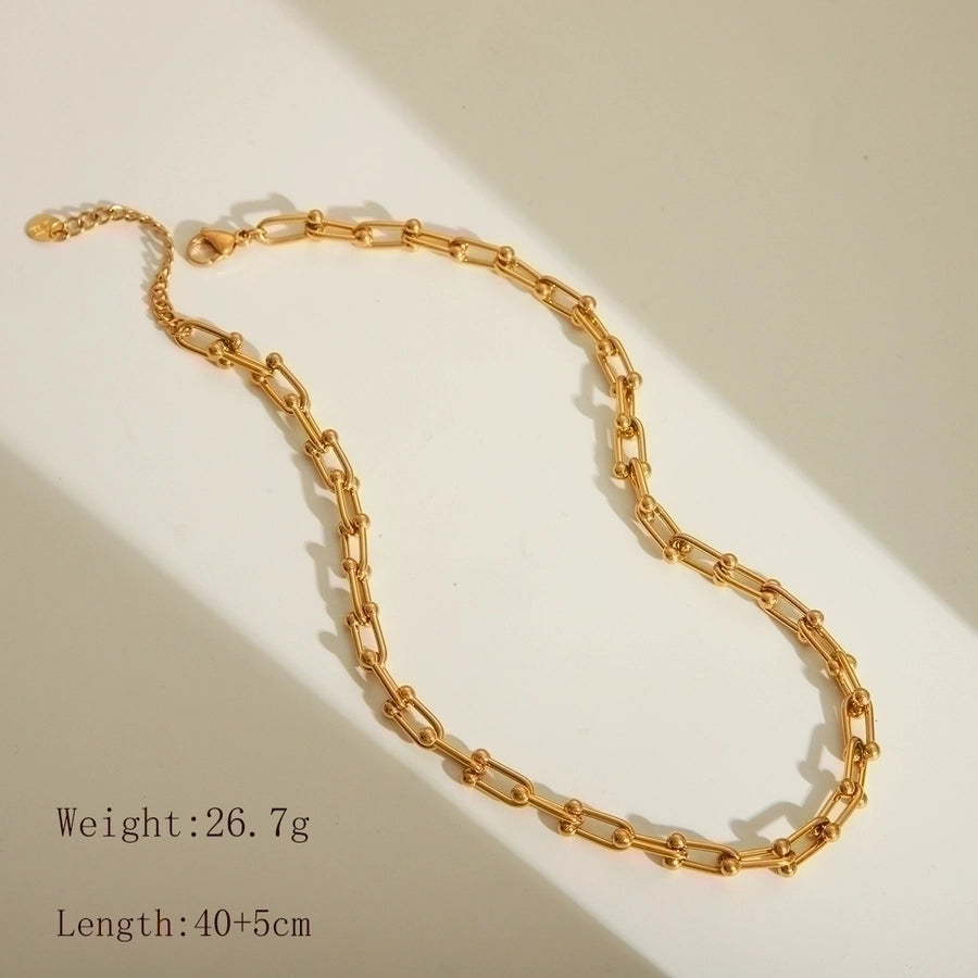 Stainless Steel 18K Gold Plated Bracelets, Earrings or Necklace
