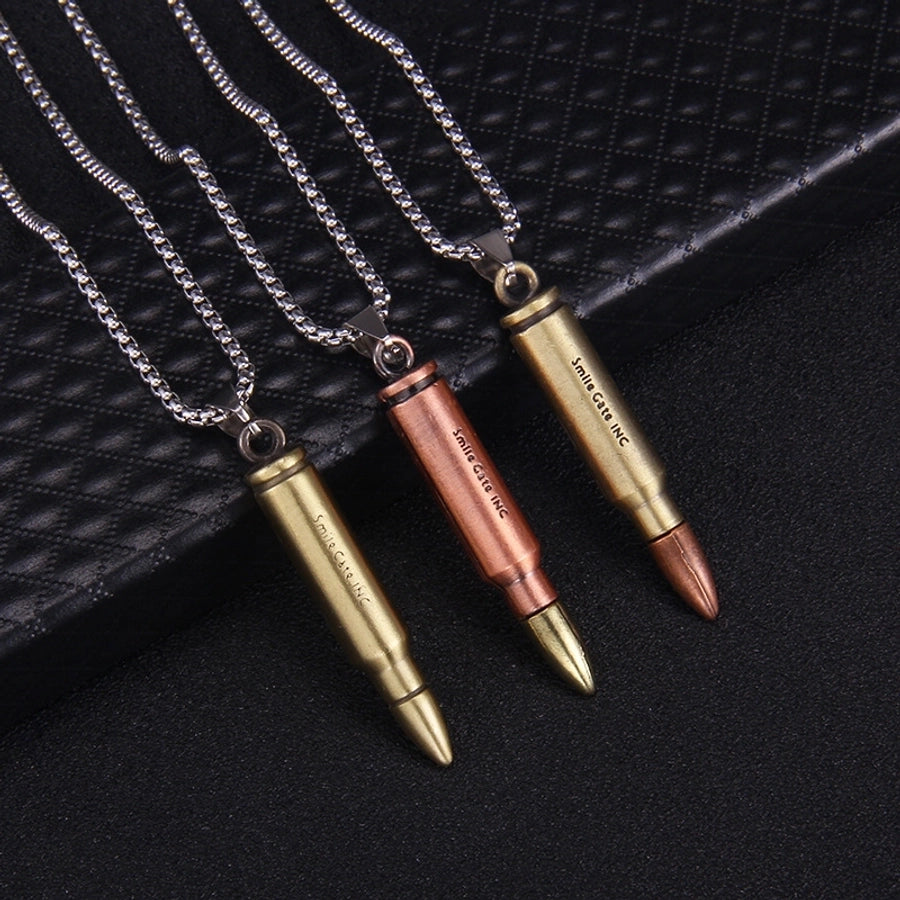 Plating Men'S Pendant Necklace