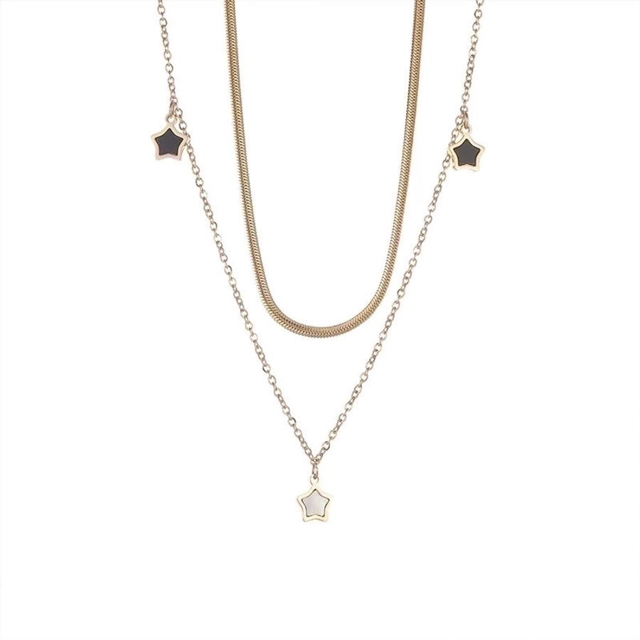 Fashion star titanium steel enamel women's bracelets necklace