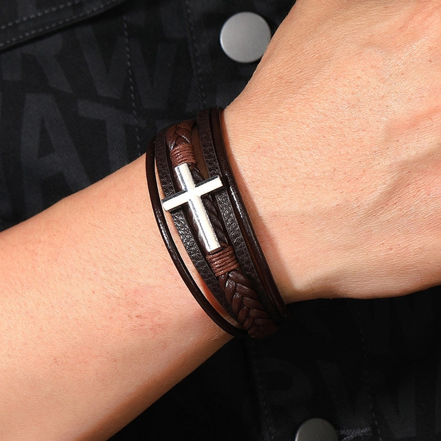 Simple Style Streetwear Unisex Bracelets