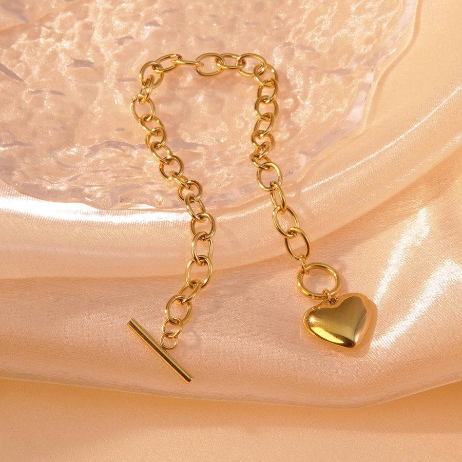 Stainless Steel 18K Gold Plated Bracelets