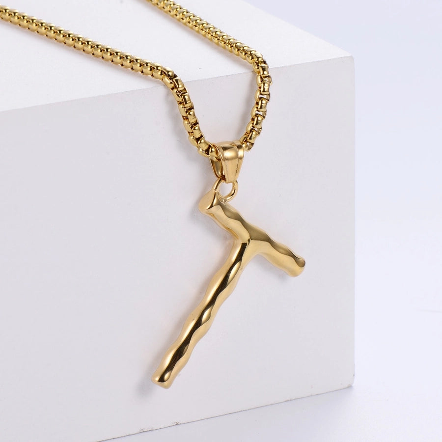 Stainless Steel 18K Gold Plated Fashion Polishing Letter