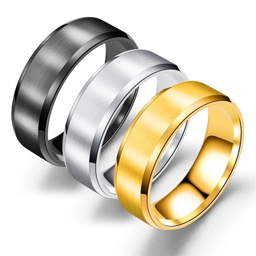 Titanium steel rings plating stainless steel rings