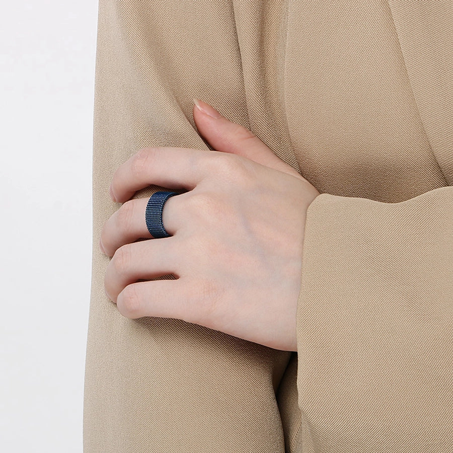 Stainless Steel 18K Gold Plated Rings Unisex