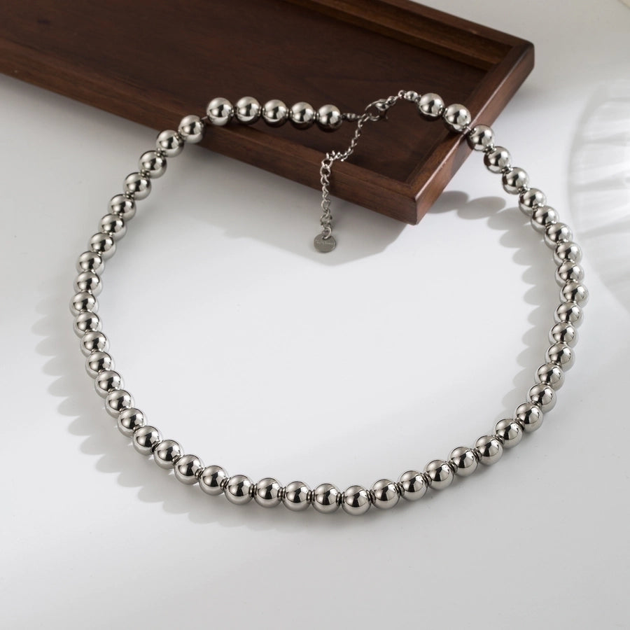 Stainless Steel 18K Gold Plated Beaded Plating Stainless Steel