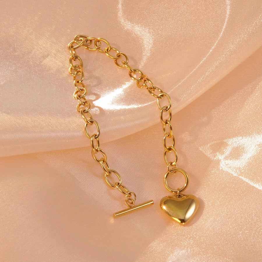 Stainless Steel 18K Gold Plated Bracelets