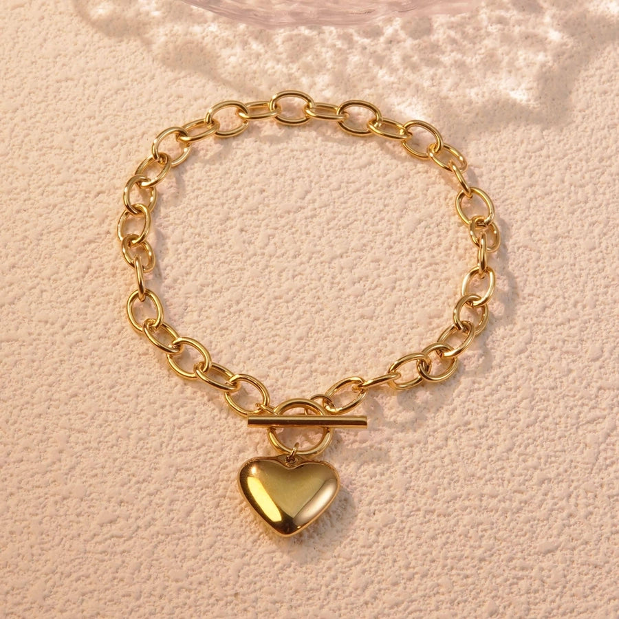 Stainless Steel 18K Gold Plated Bracelets