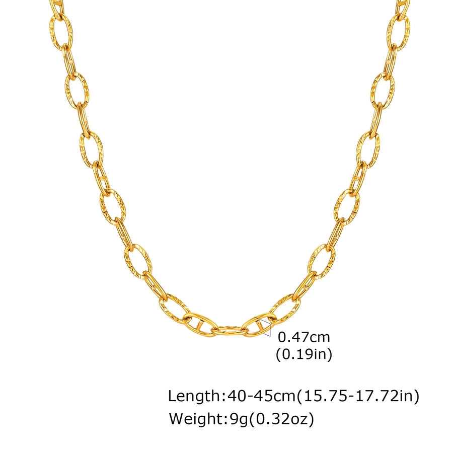 Stainless Steel 18K Gold Plated Bracelets or Necklace