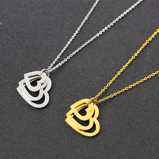 Stainless steel plating pendant necklace 1 piece