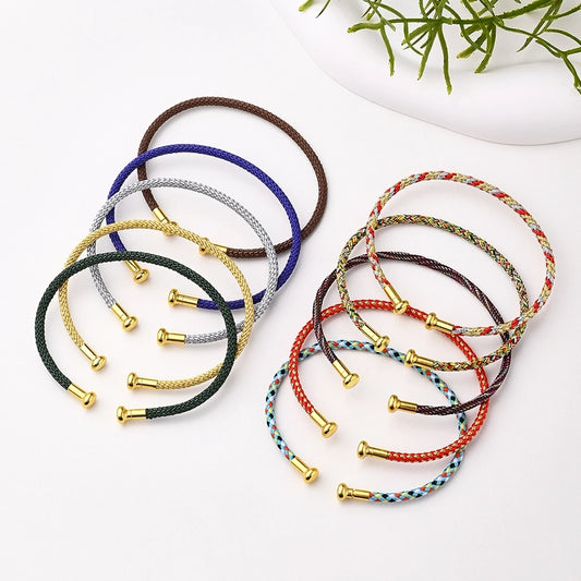 Nylon Copper 18K Bracelet