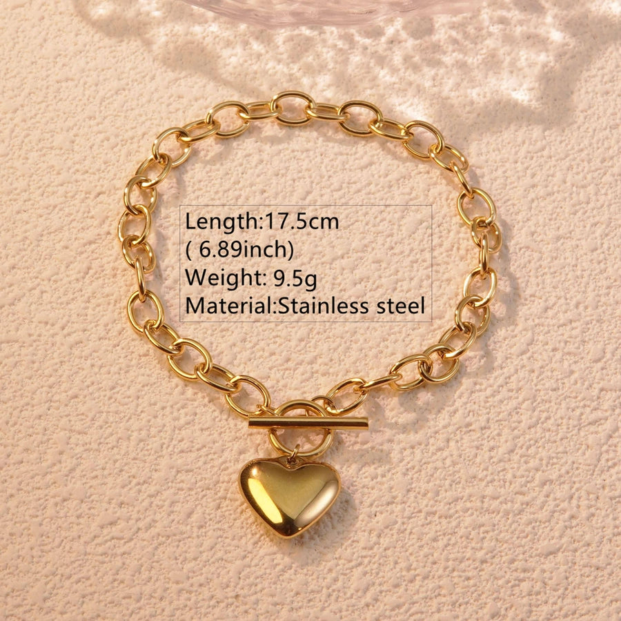 Stainless Steel 18K Gold Plated Bracelets