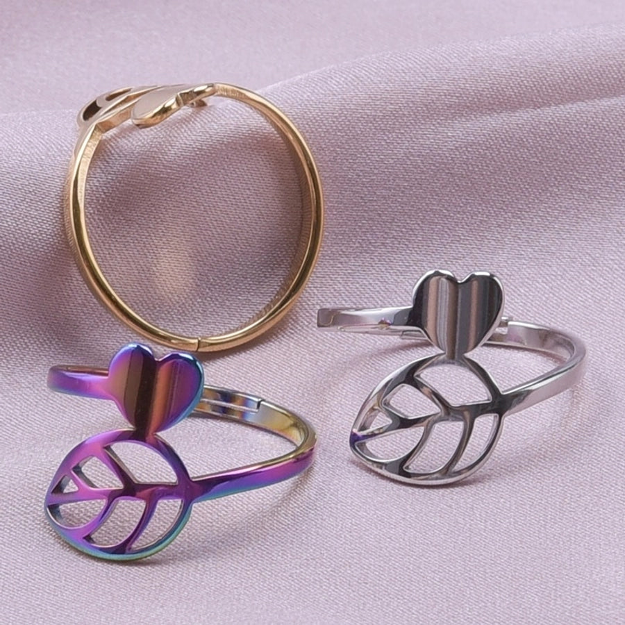Stainless Steel 18K Gold Plated Polishing Rings
