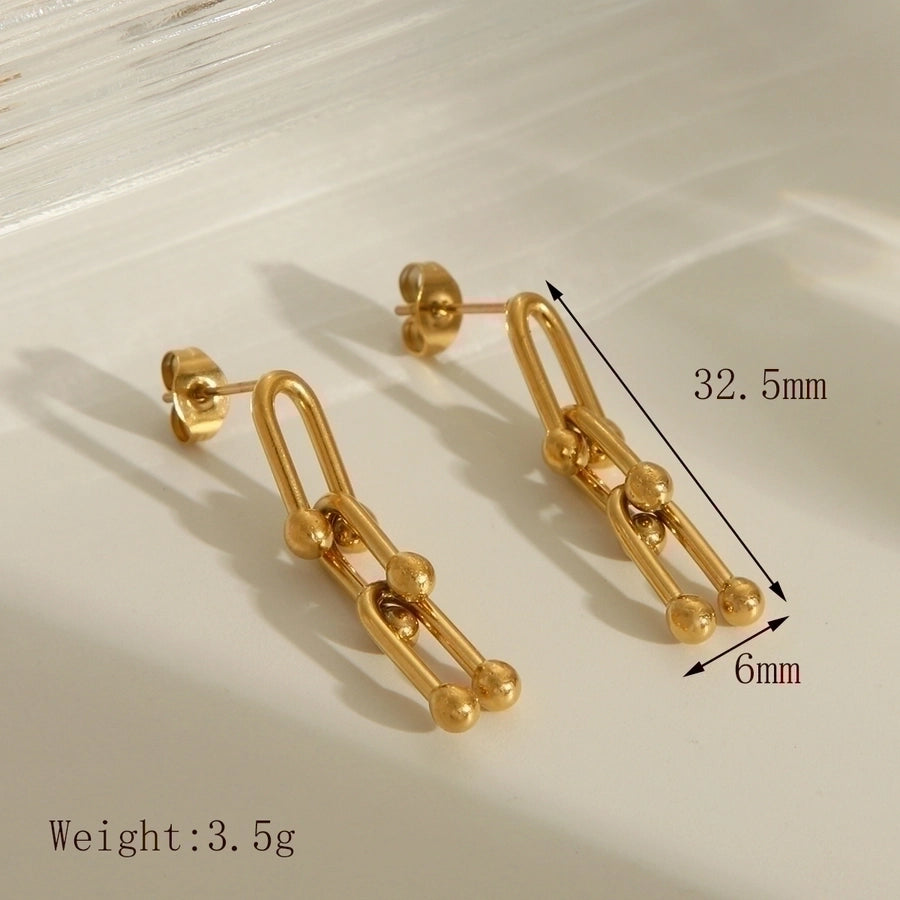 Stainless Steel 18K Gold Plated Bracelets, Earrings or Necklace