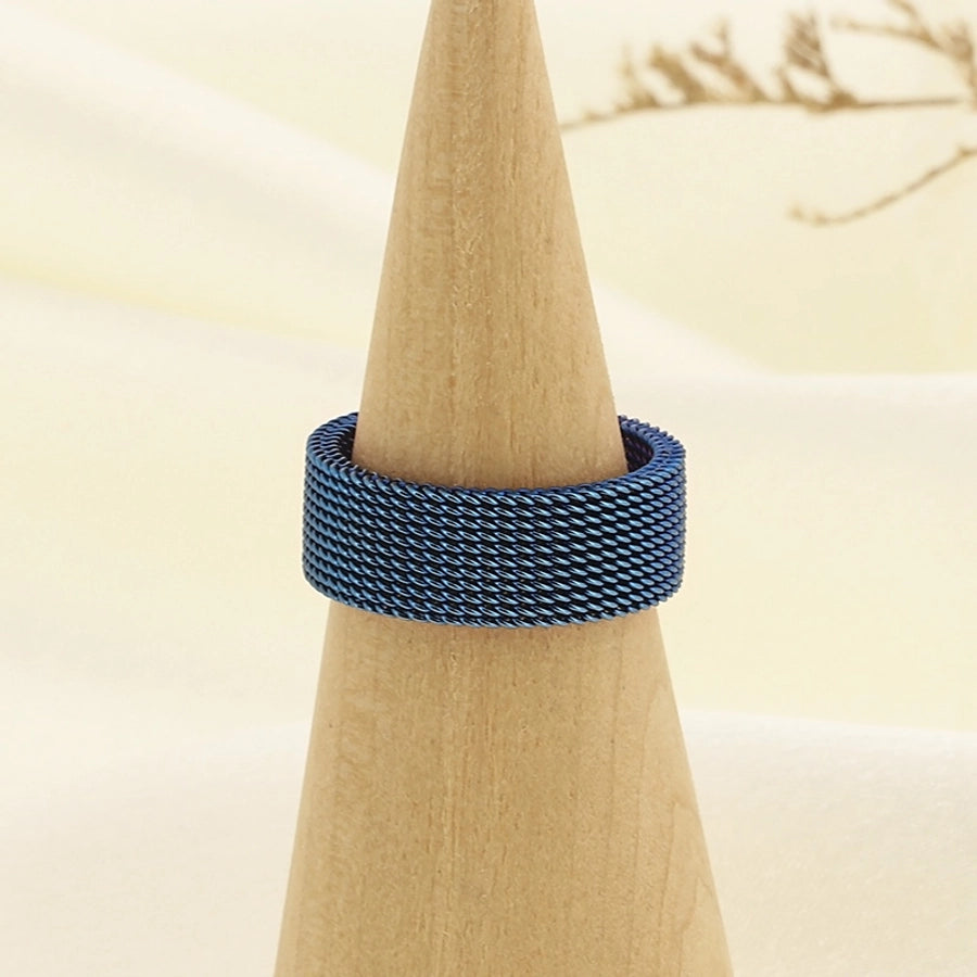 Stainless Steel 18K Gold Plated Rings Unisex