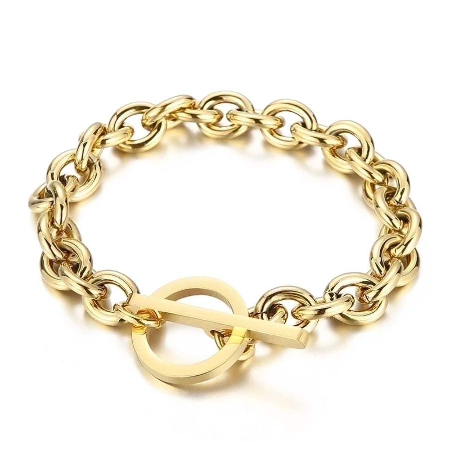 Titanium Steel 18K Gold Plated Plating Stainless Steel Bracelet or Necklace