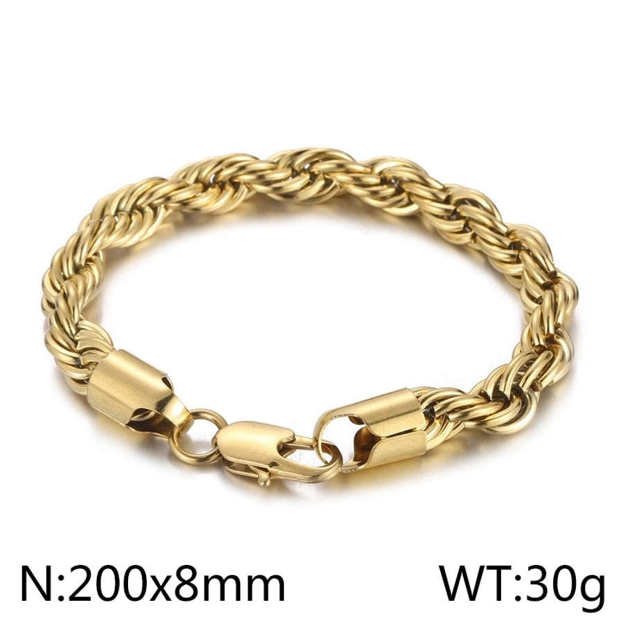 18K Gold Plated Men's Bracelets