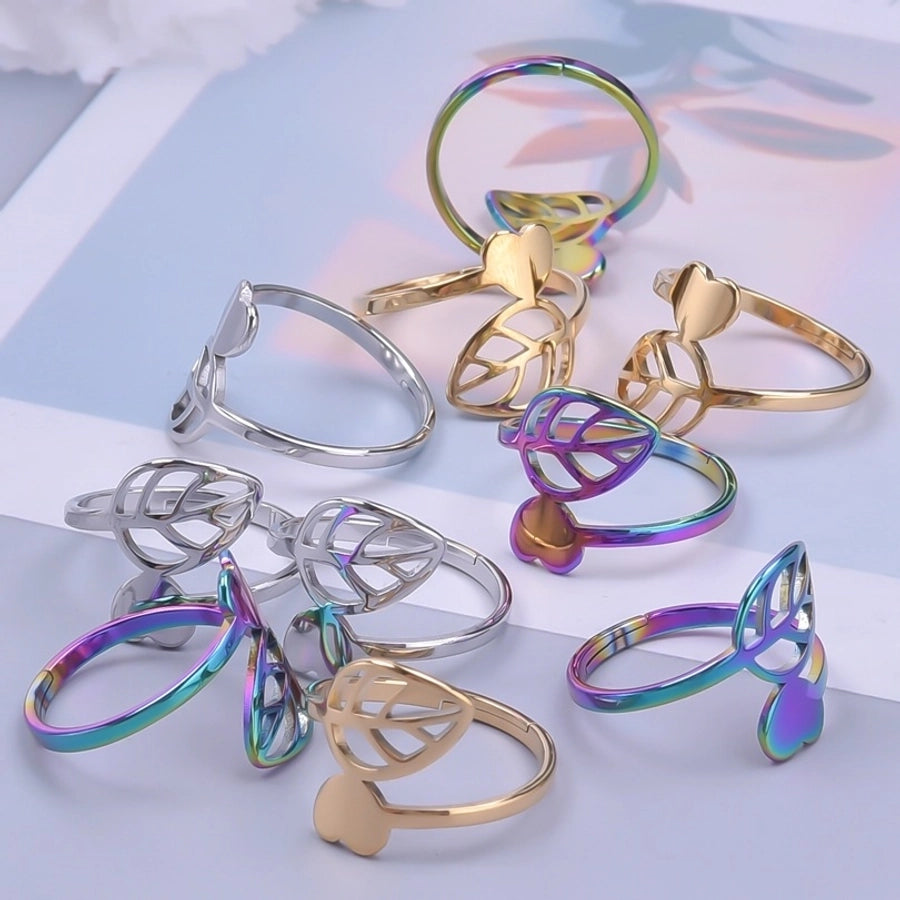 Stainless Steel 18K Gold Plated Polishing Rings