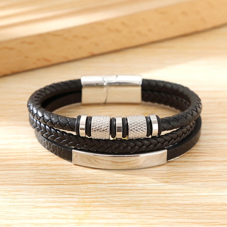 Casual Commute Cool Style Solid Color Men's Bangle