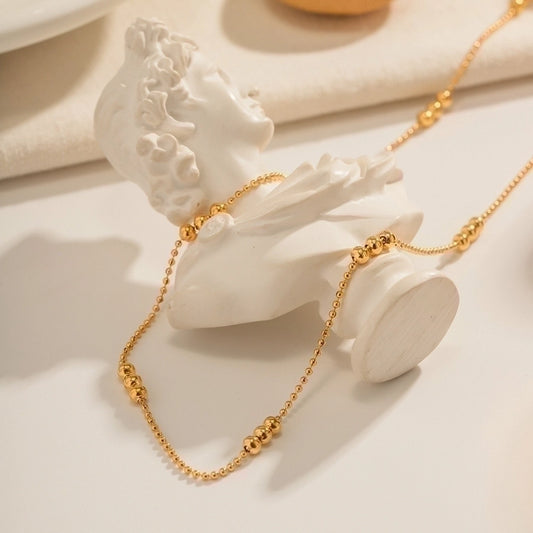 Stainless Steel 18K Gold Plated Necklace