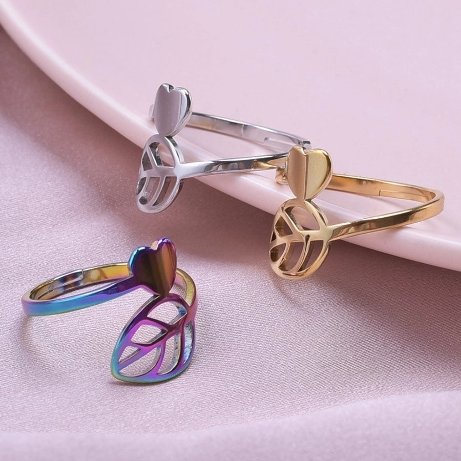 Stainless Steel 18K Gold Plated Polishing Rings