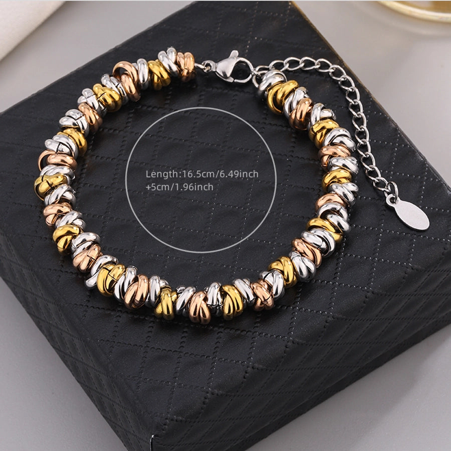 Stainless Steel 18K Gold Plated Rose Gold Plated Bracelets