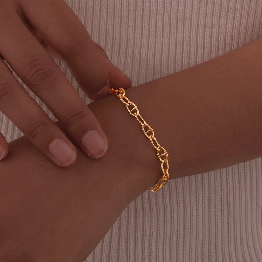 Stainless Steel 18K Gold Plated Bracelets or Necklace